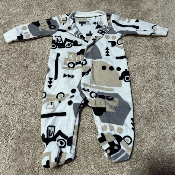 5 fleece Carters sleepers - Picture 2 of 11